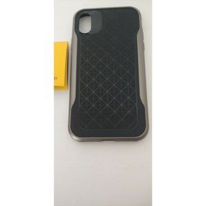 Apple i-Phone X Compatable Case Cover Caseology Apex Series - Black / Warm Gray